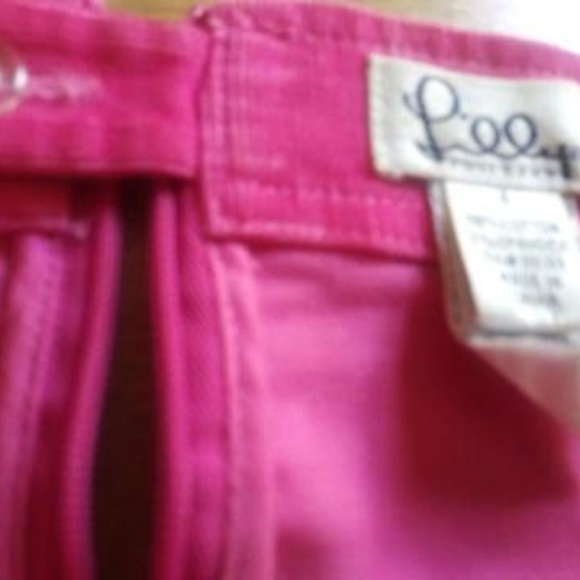LILLY PULITZER HOT PINK MINI SKIRT SIZE 4 - Picture 3 of 4